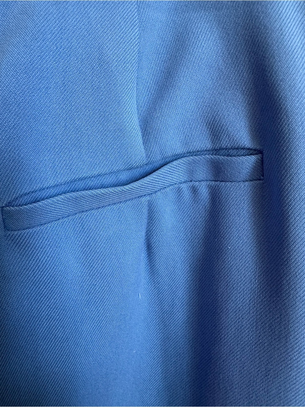 Lauren Ralph Lauren 100% Silk Wide Leg Trousers NWT Blue Dress Pants Women’s 16 - Picture 5 of 11